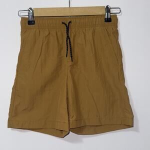 Old Navy brown Dock Shorts Quick Dry Elastic Waist boys Size Large (10-12)